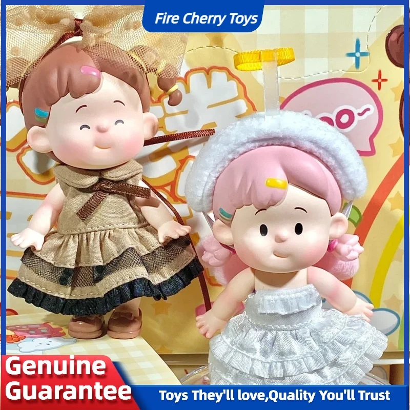 

New Fancy Up Hanamaki Versatile Wardrobe Series Blind Box Bjd Cute Action Anime Figures Movable Dress Up Doll Toy Girls Gift