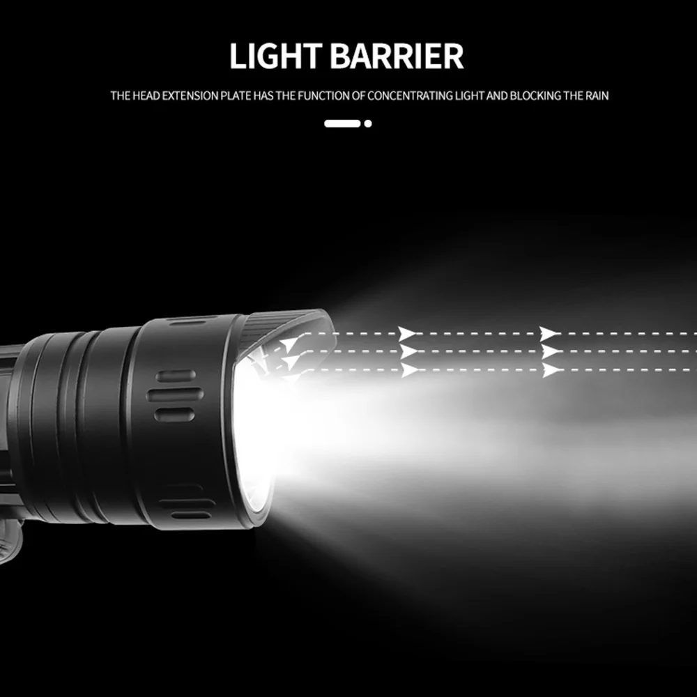 Новый мощный светодиодный налобный фонарь с высоким люменом XHP160, перезаряжаемая через USB фара 18650, налобный фонарик для рыбалки, кемпинга, налобный фонарь