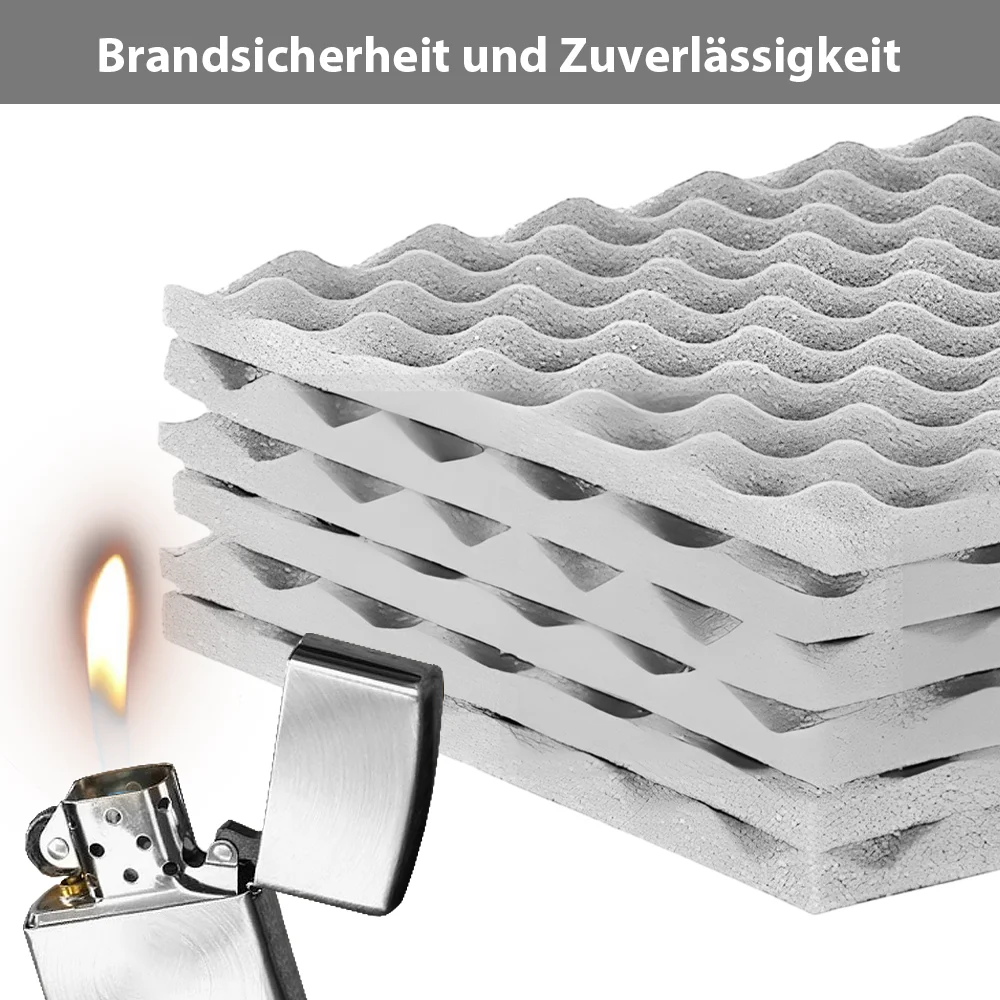 12 قطعة لوحة جدار عازلة للصوت رغوة البولي يوريثين الإسفنج ألواح الرغوة الصوتية 30*30*2.5 سنتيمتر استوديو امتصاص الصوت عزل الضوضاء جزء