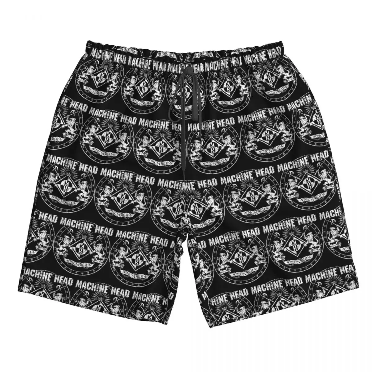 

Machine Head Logo 04 Groove Metal, Thrash Metal, Heavy Metal Trunks Beach Board Shorts Casual Quick Dry Swim Summer Men Pants