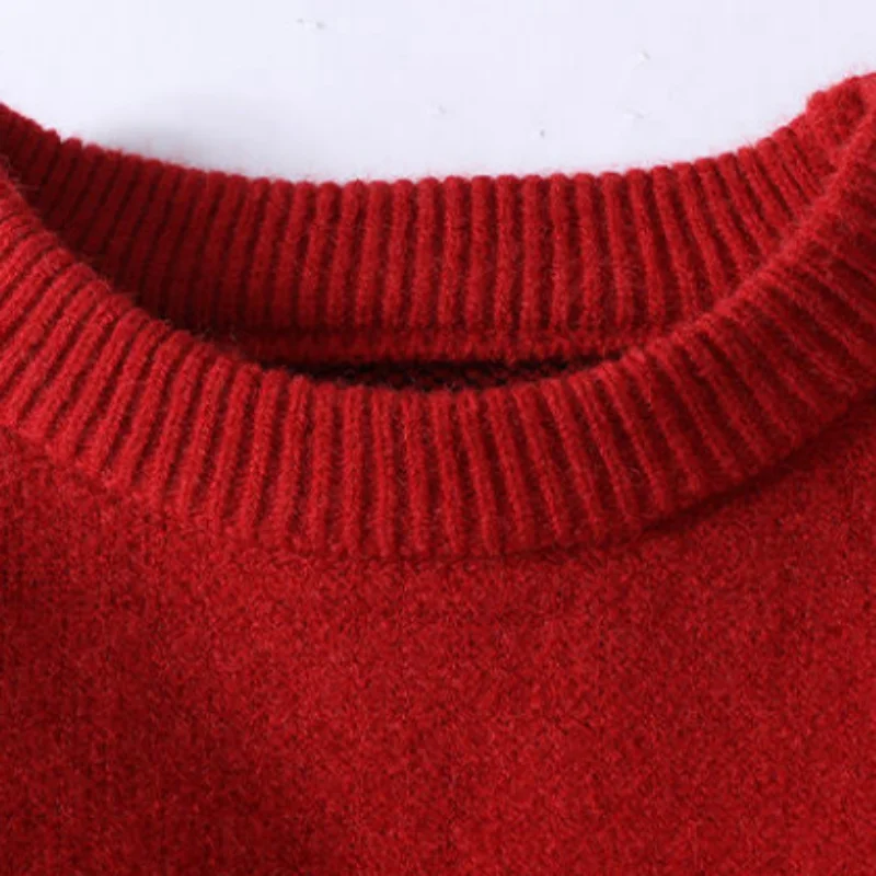 الخريف والشتاء جديد الرجال جولة الرقبة محبوك سترة الرجال المألوف ومتعددة الاستخدامات الرجال الدافئة أعلى