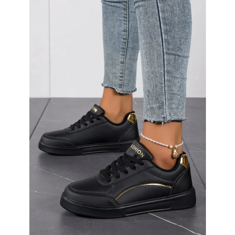

Leather Platform Sneakers for Women Classics Comfort Skateboarding Shoes Non-Slip Women Casual Sneaker