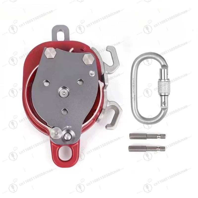 200kg Aerial Work Electric Lift Drill Driven Pulley Hoist Ascender Power Doubling System