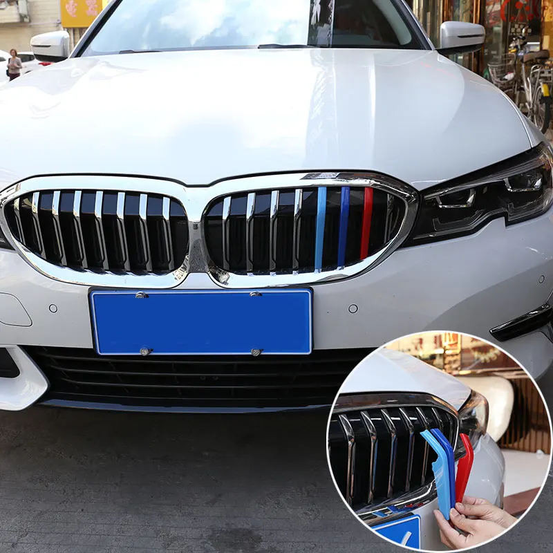 

Suetlcoity для BMW 3, 4 серии GT F30 F35 F36 2013-2026, передняя решетка автомобиля из АБС-пластика, красочная декоративная отделка, автомобильные аксессуары