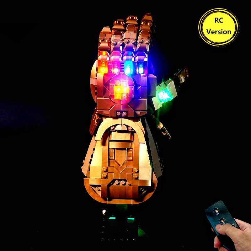 

LED Light Kit for 76191 Infinity Gauntlet Building Blocks Remote-Control Lighting Set (Model Not Included)