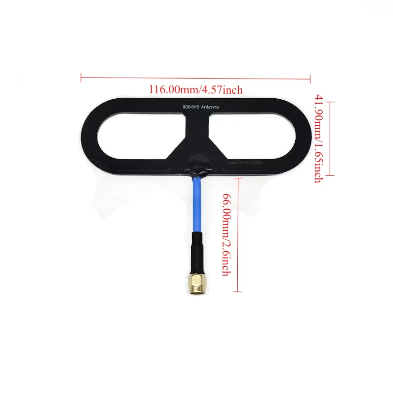 868MHz/915MHz 3dBi Drone Antenna SMA Male Omnidirectional Anti-Interference Model Aircraft FPV Crossing Aircraft Aerial