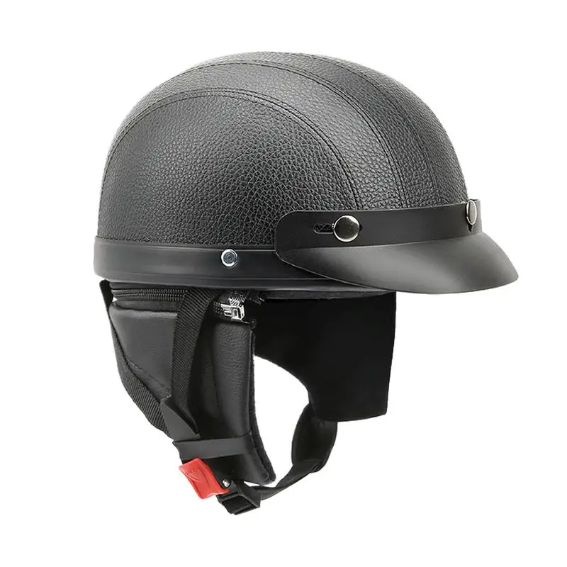 

Open Face Helmets Vintage Half Face Helmets Open Face Motorcycle Helmets Retro Helmets For Men And Women With Warm Earmuffs And