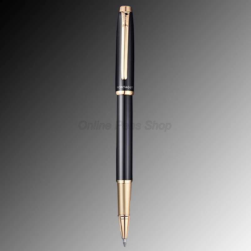 

Montagut Роскошная шариковая ручка с иридиевой отделкой и серебряной и золотой отделкой, популярная подарочная ручка для письма