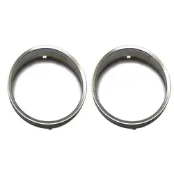 Medidor de velocímetro plateado, anillos de Dial, embellecedor de bisel para BMW E60 E61 pre-lci M5 (cromo mate)