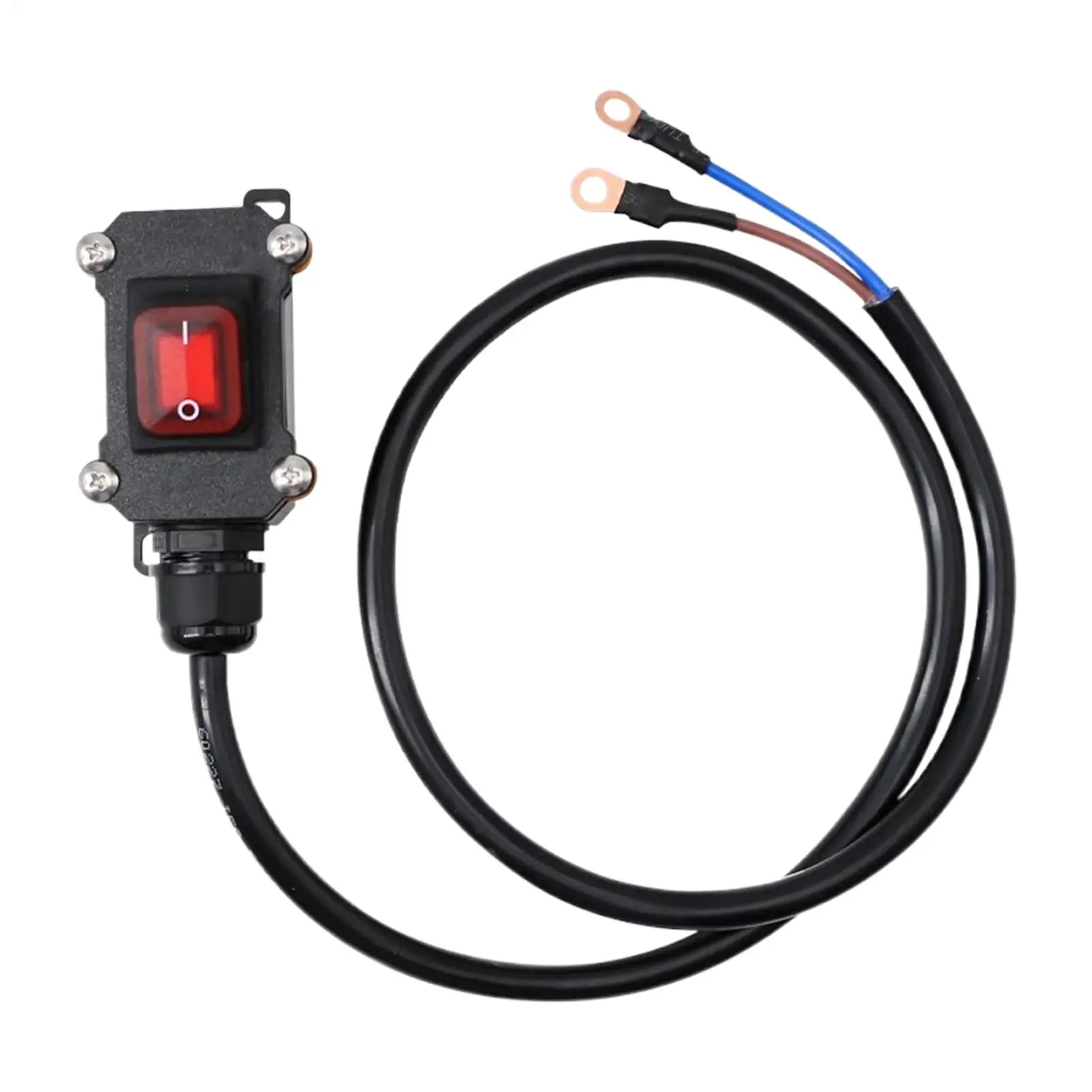 

30/50/100cm Car Battery Disconnect 12V/24V Waterproof Power Blocker Motorcycle Car Battery Disconnector for Marine Boat car