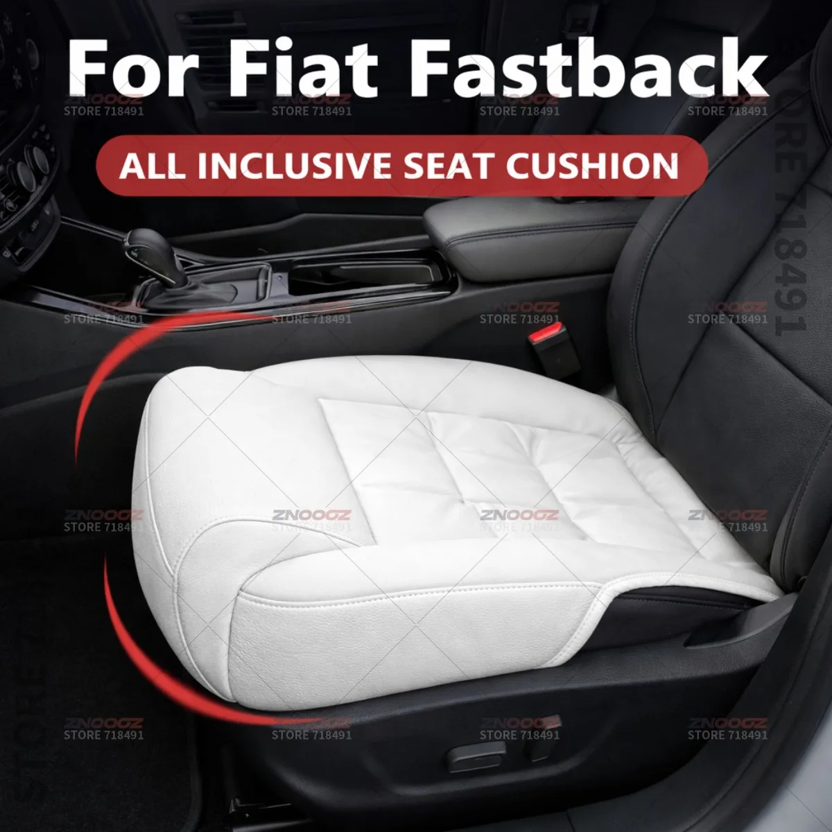 

Car Seat Leg Support Extension Seat Cover Memory Foam Extender Cushion Interior Accessories For Fiat Fastback