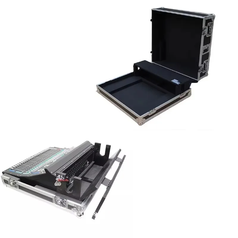 Console Flight Case for Allen & Heath SQ7 With Doghouse and Wheels