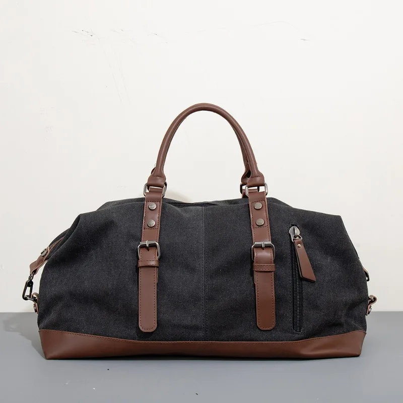 

Canvas Travel Tote Men Large Capacity Handbags for Men Outdoor Travel Duffle Luggage Bag Casual Fashion Crossbody Bags Male
