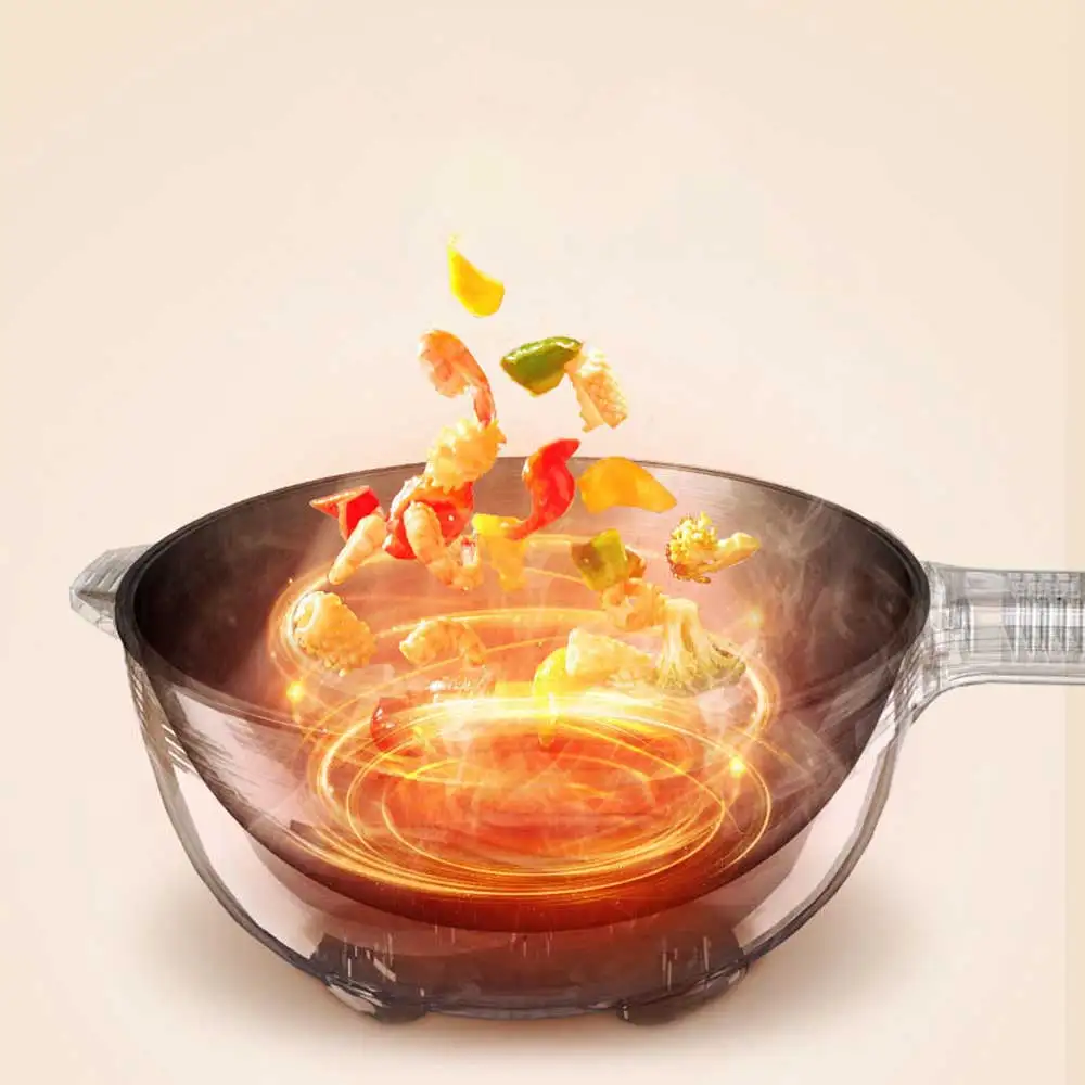 

Electric frying pan, non-stick, intelligent household multifunctional electric chafing pan, cooking, frying, electric frying pan