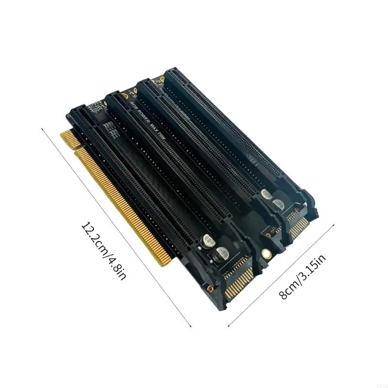 R9CB PCIe3.0 x16 1 a 4 CARD SIDA Gen3 PCIe-Bifurcation X16 a X4x4x4x4 Ranuras tarjeta expansión Puerto fuente