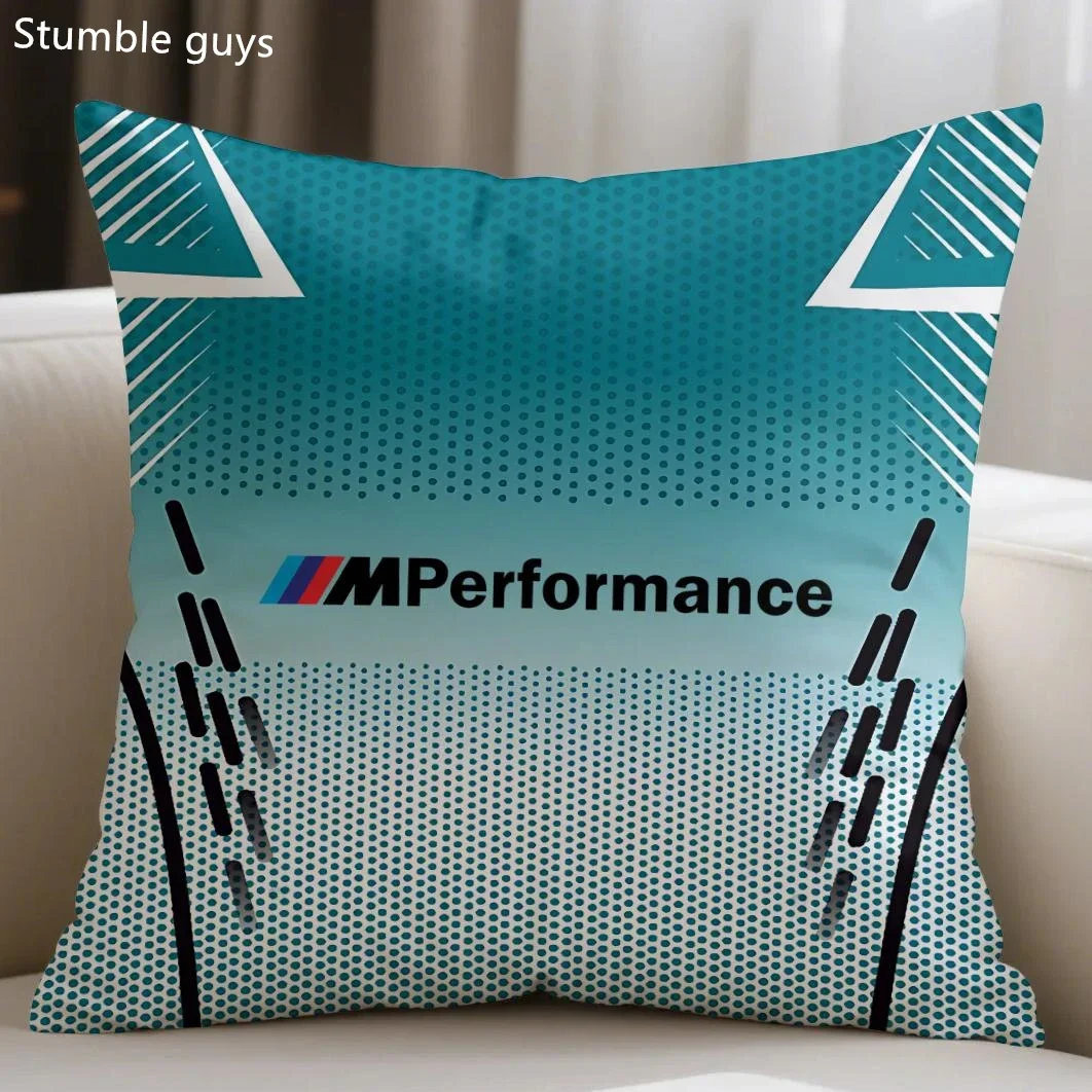 

45X45cm M Power Sports Motorcycle Racing BMW Sofa Cushion Cover Warm Sofa Decor