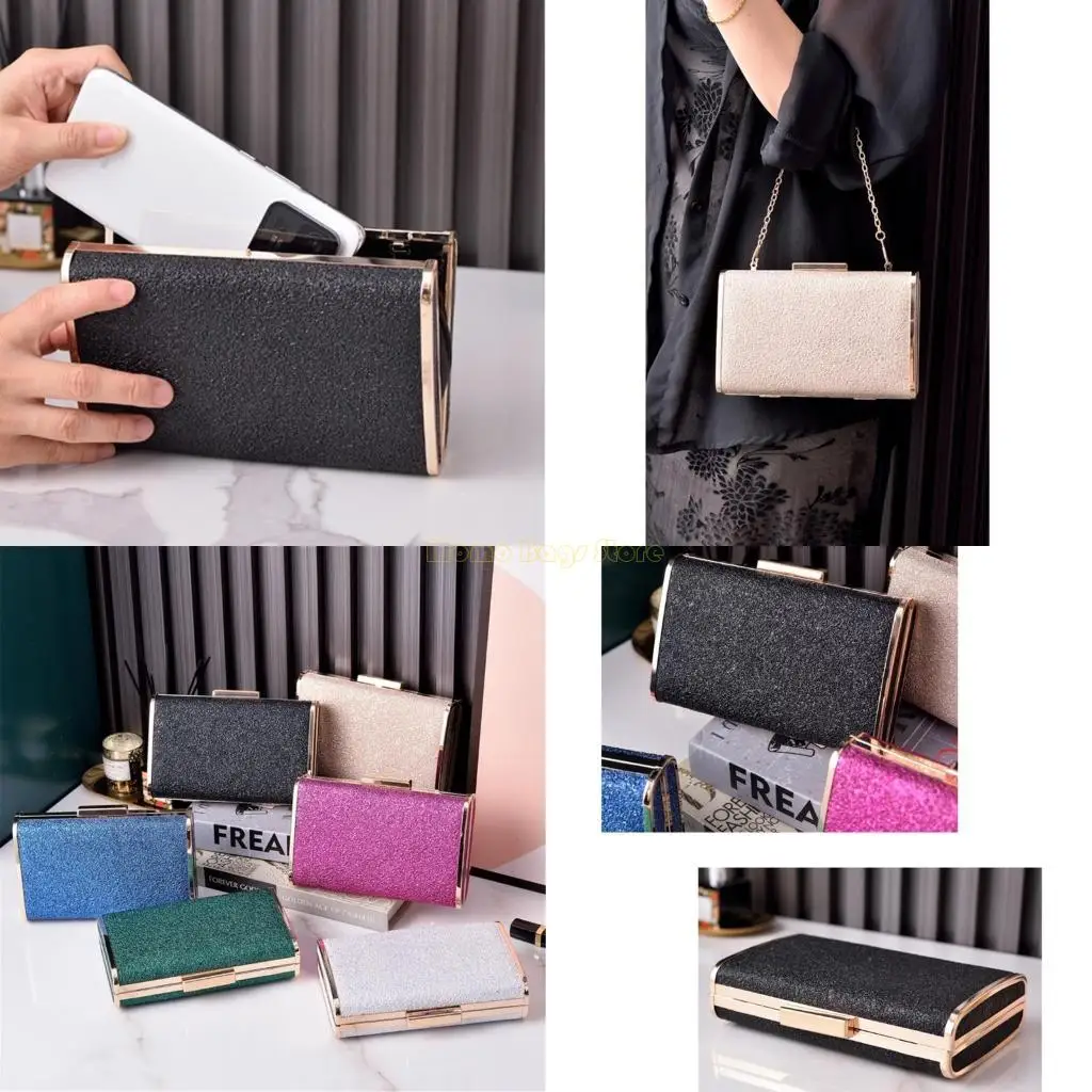 

X90d Леди Кошелька вечеринка Свадебная сумочка сцепления для женской девочки мешки с мешками для плеча с цепной вечерней сумкой