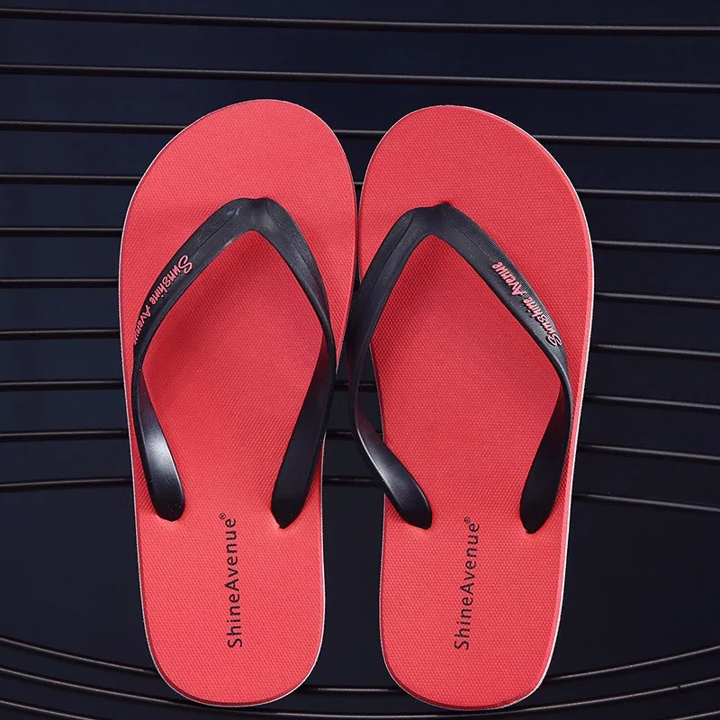 Men's Summer New Flip Flops Casual Anti Slip Outdoor Beach Shoes Lightweight Toe Clip Multiple Colors To Choose From Fashion