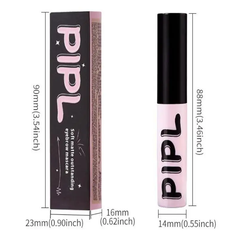 Fiber Brow Mascara Lasting Natural Eyebrow Dyeing Cream Vegan Formula Growth Thickening Eye Brow Styling Cream Eyebrow Enhancers