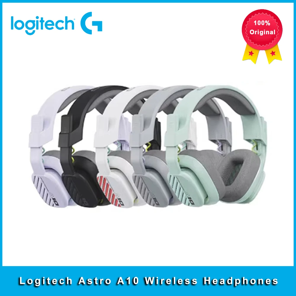 Logitech Astro A10 Gaming Headset Gen 2 Lightweight Active Noise Canceling 3.5mm Headphones for XBOX/PS4 PC Laptop