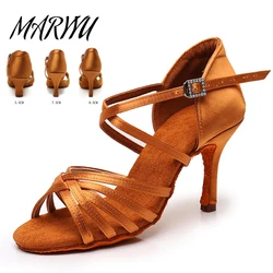 Chaussures de danse pour femmes, sandales de danse latine, souples, de Jazz, de Tango, nouvelle collection, livraison directe