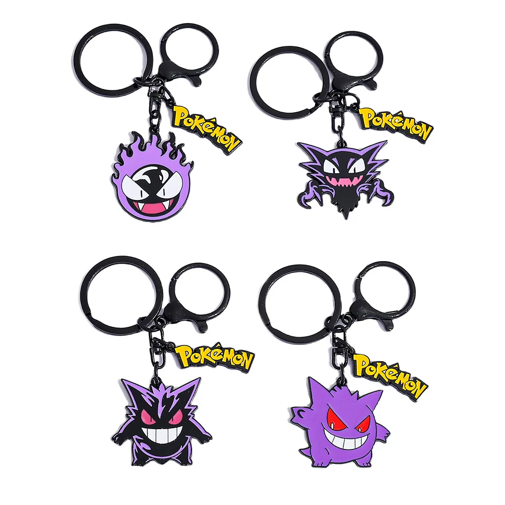 Chaveiro Gengar Fofo de Anime, Desenho Animado Kawaii, Enfeite para Mochila Infantil, Decoração, Presente de Festival