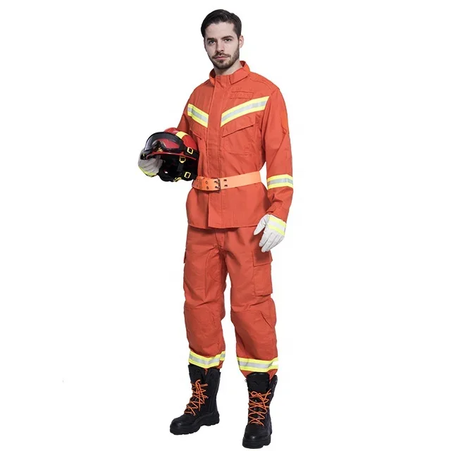 Safety customizable rescue protective Five piece set fighter uniform  fighting clothing