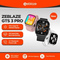 New Zeblaze GTS 3 Pro Voice Calling Smart Watch Ultra-big HD AMOLED Screen Health and Fitness Tracking Smartwatch for Men Women