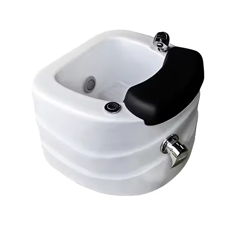 Electric pedicure chair with 7 lanterns, automatic surfing and hydrotherapy foot massage bowl