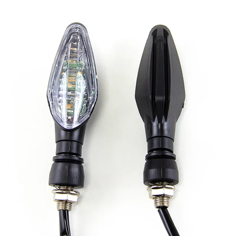 العالمي للدراجات النارية LED بدوره إشارات أضواء مقاوم للماء تحذير مؤشر تحول مصباح دراجة نارية سكوتر فلاشات الإضاءة