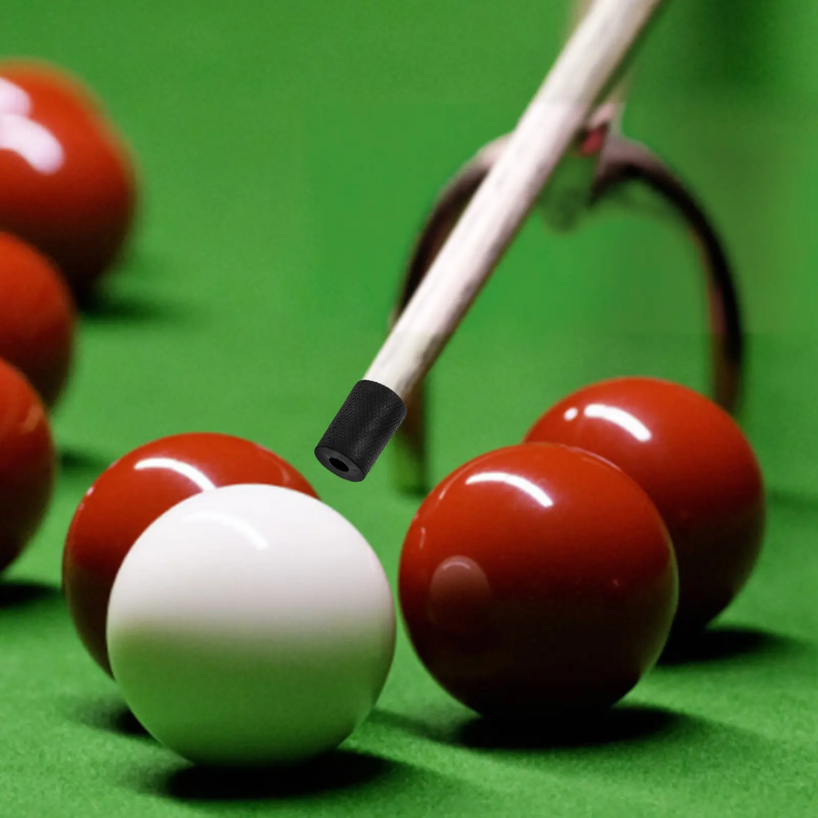 Pool Cue End Protector TPU Durable Billiard Cue Butt Cap Anti Scratch Protective Cover for Players Gift