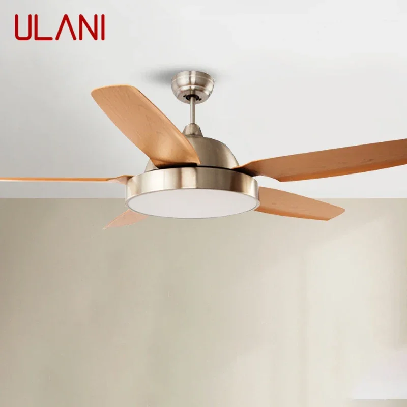 

ULANI Nordic LED Fan Light Modern Minimalism Restaurant Living Room Study Ceiling Fan Light Remote Electric Fan Light