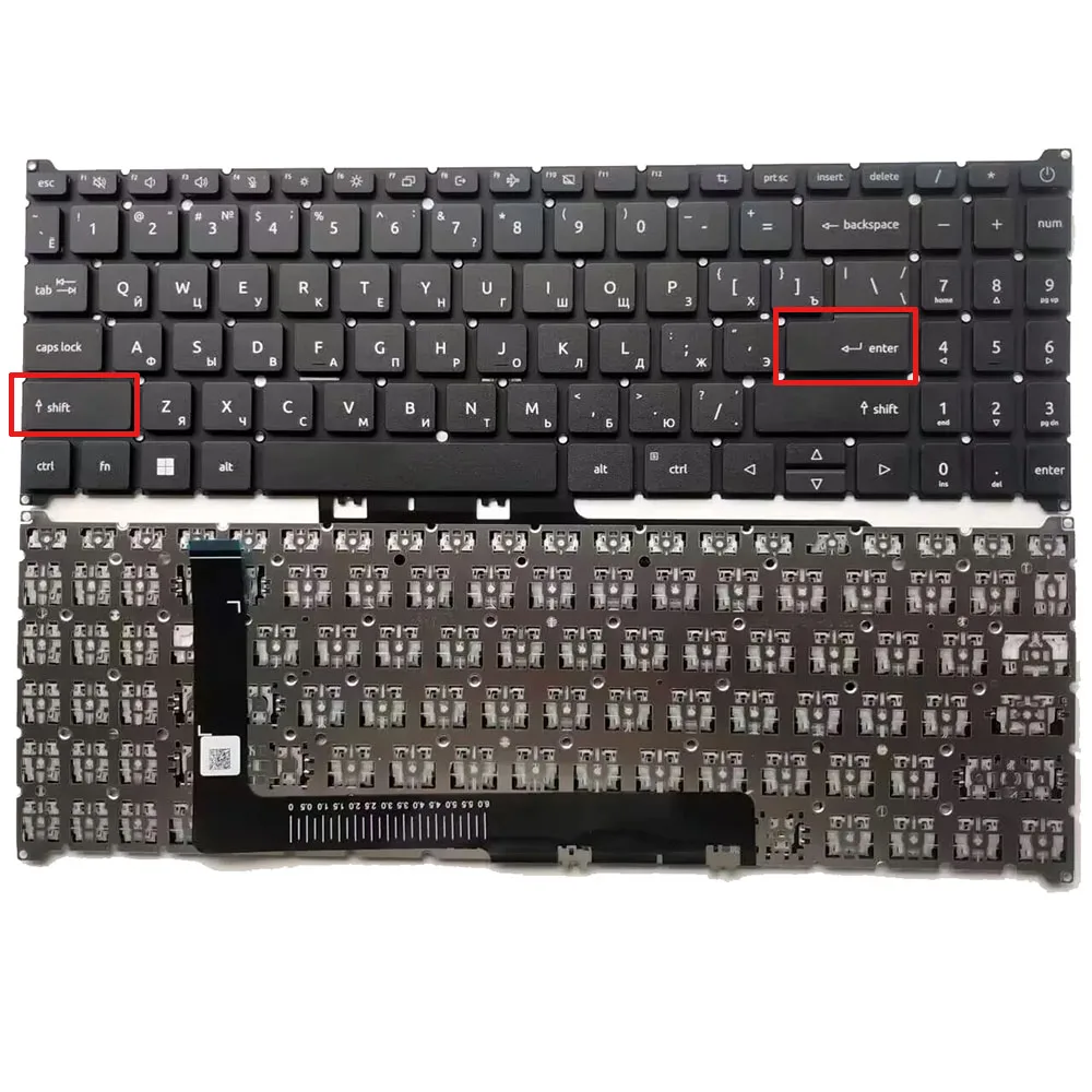 

US / Russian Keyboard For Aspire 3 A315-24 N23C3Aspire 5 A515-47 N22C6 Aspire 7 A715-51G A715-76 N22Q3