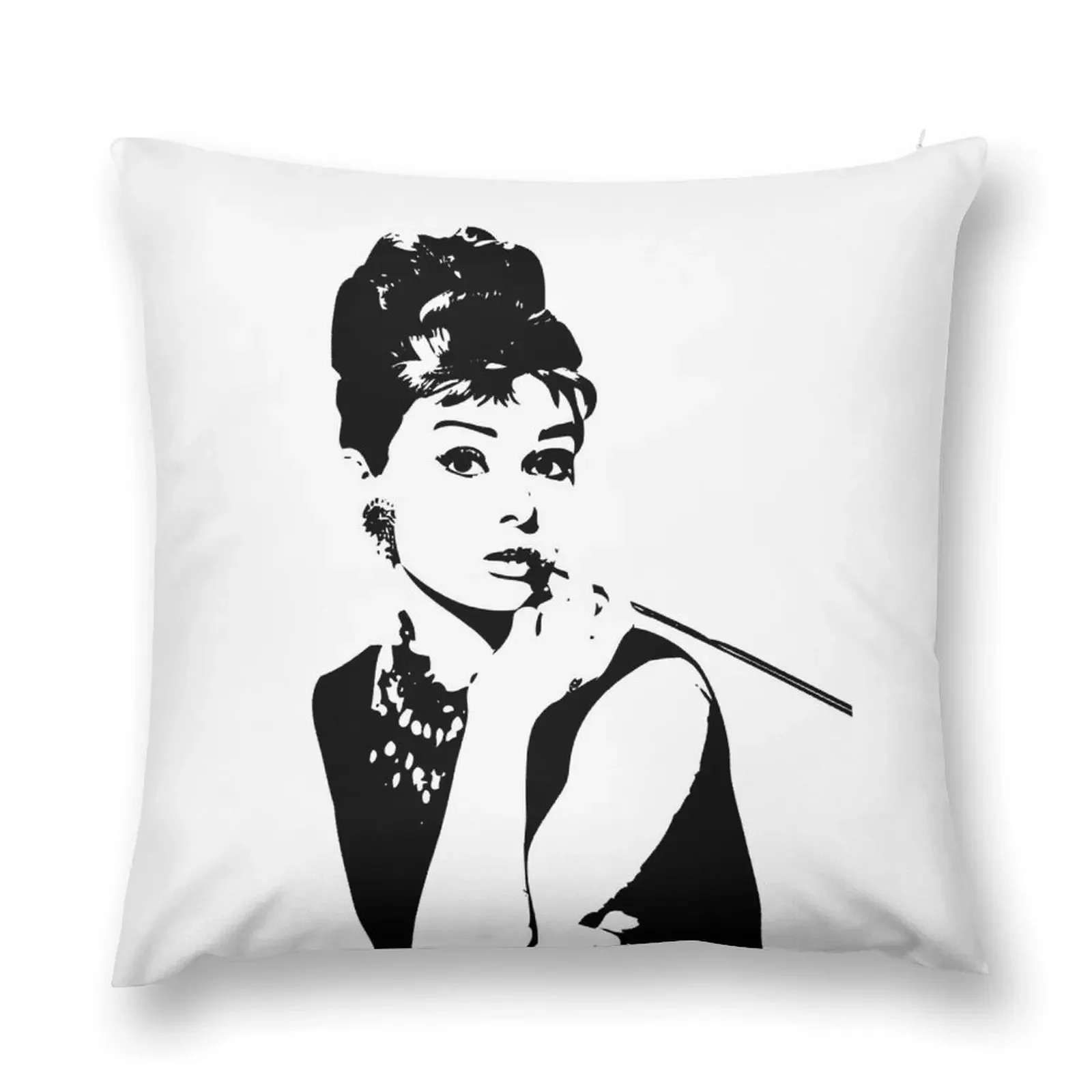 

Audrey Hepburn - an icon Throw Pillow pillows decor home Cushion Covers For Living Room Pillow Cases pillow