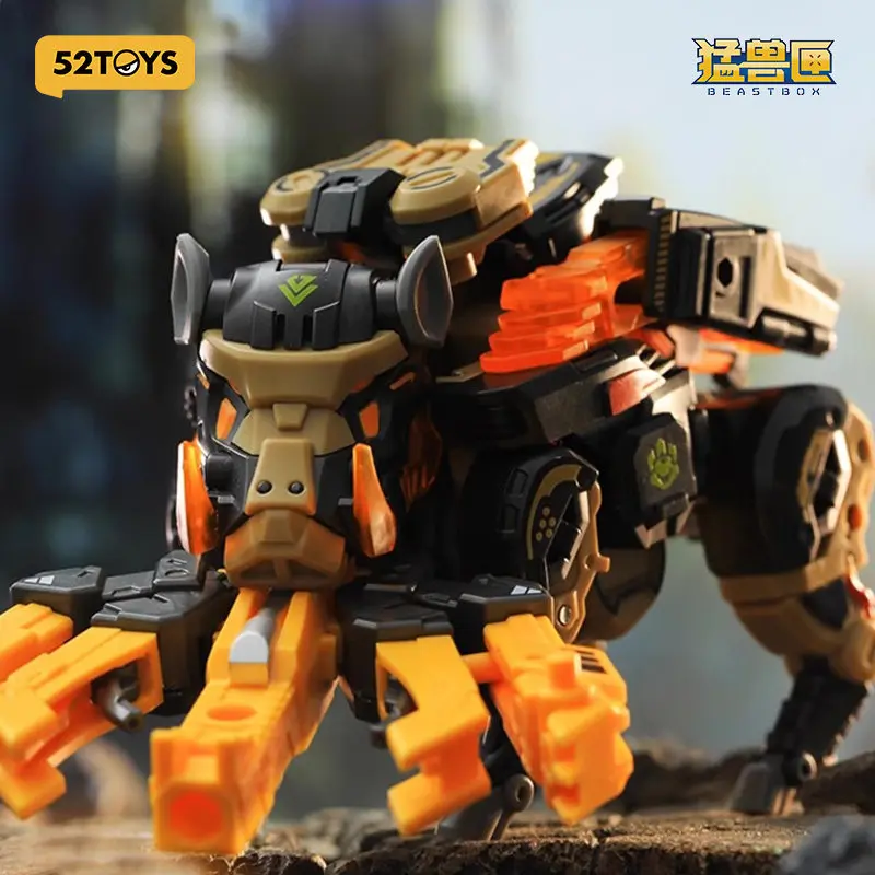 

Оригинальная фигурка-трансформер 52TOYS BEASTBOX BB-57 Shovelhead Wild Boar, коллекционная настольная игрушка-меха, в наличии