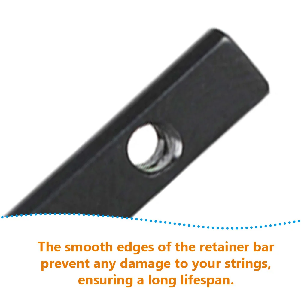 

Guitar String Retainer Bar Wide Metal Parts for Electric Guitars Easy Installation No String Damage Guitar Parts