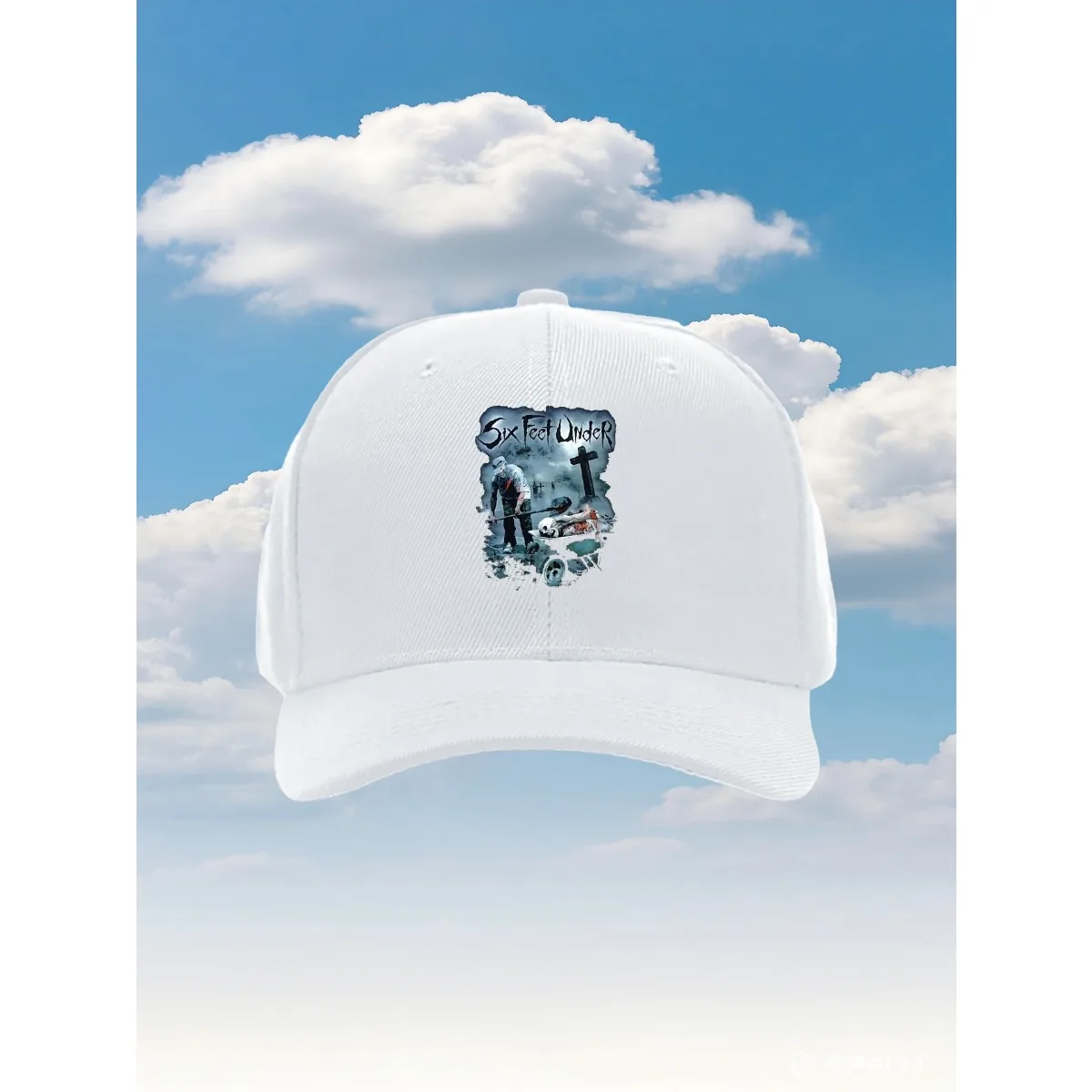 Six Feet Under 2025 new model Trucker Hat with an Adjustable Fit And a Fun Printed Design Ideal for Outor Activities Travel An