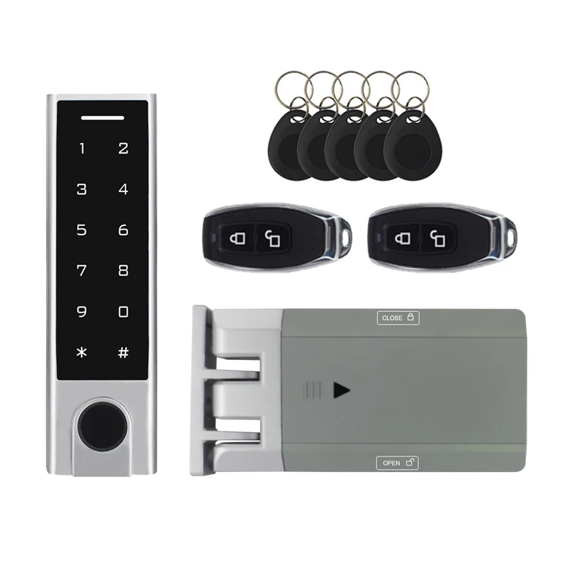 Factory Price Waterproof Electronic DIY Wireless Access Control Kit With Power Supply Wireless Digital Door  Access Control