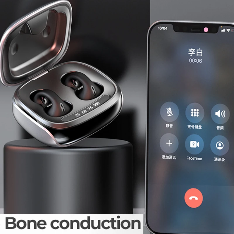 Tws Bluetooth Headset Without Going Into The Ear Wireless Headset for Samsung Galaxy On6 Xiaomi Redmi K70 Pro realme C35 Oppo