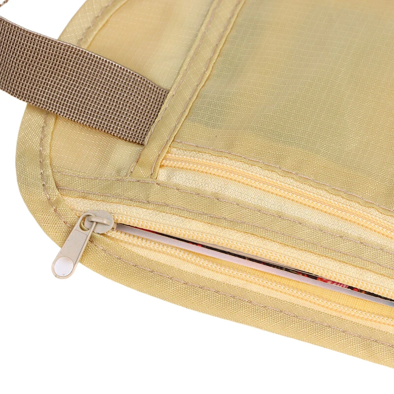 1 Stück Universelle Sport-Hüfttasche Geldgürtel für Reisen Damen und Herren Schlanke Versteckte Reisebrieftasche Handy-Anti-Diebstahl-Tasche – Detail 11