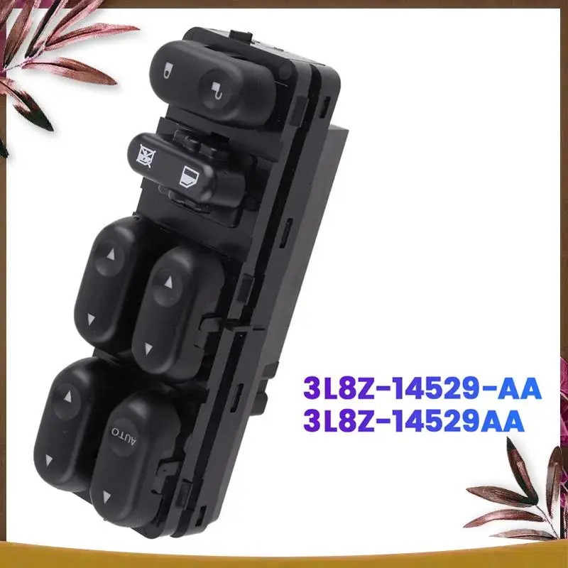 

AB59-Driver Side Power Master Window Lock Switch Lift Control Button 3L8Z-14529-AA For Ford Escape 2001-2007 Mazda Mercury Parts
