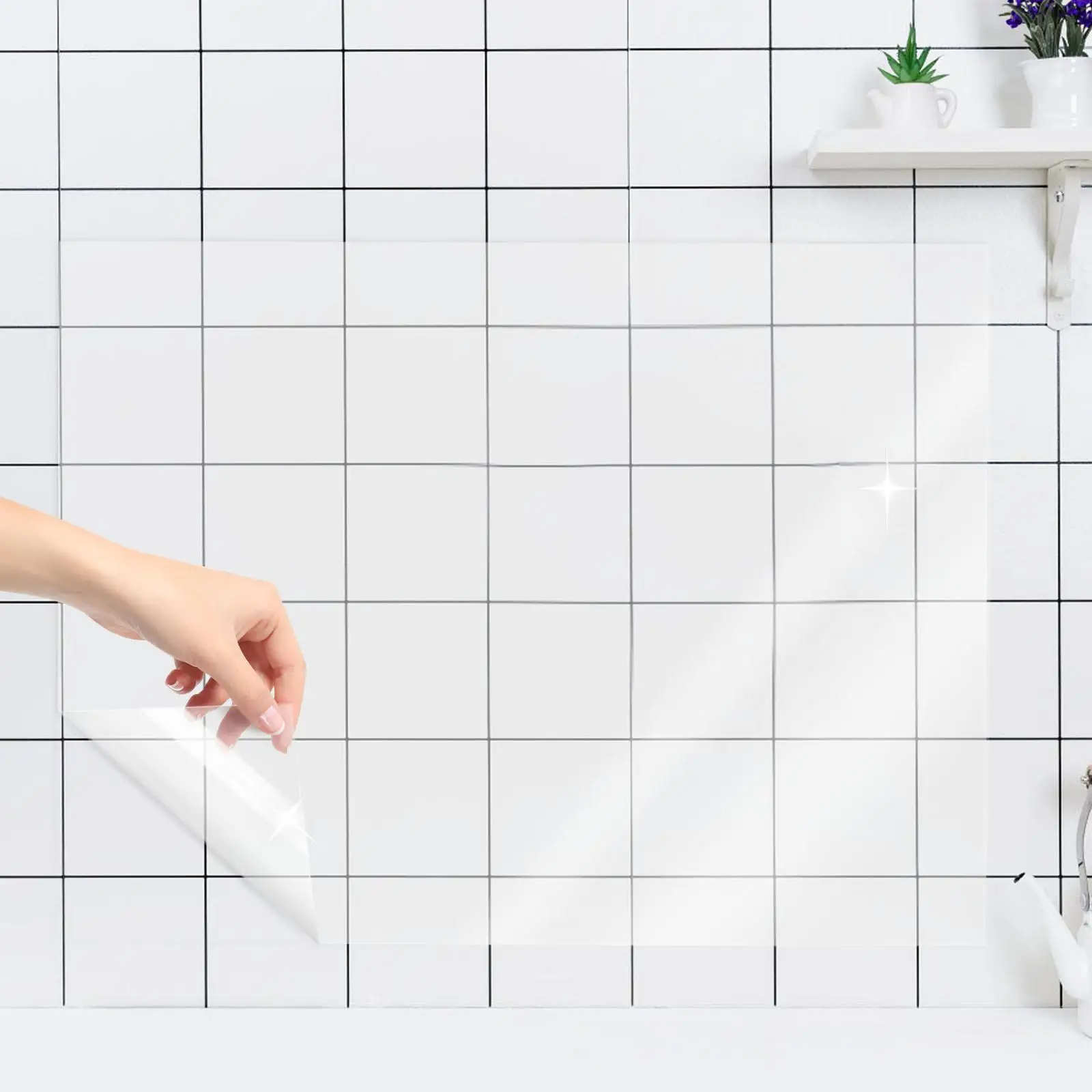 

Wall Decoration Stickers Protector Protective Covers Car Door Kitchen Back Splash from Dog Scratching Transparent Clear