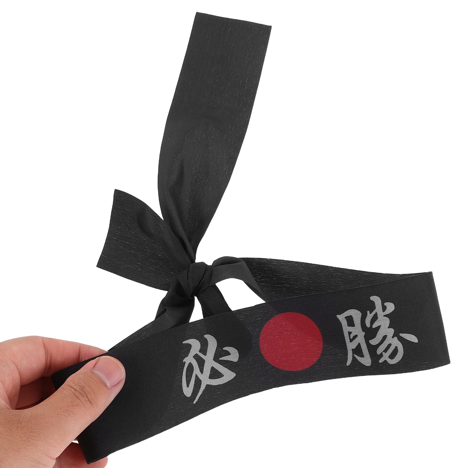 

10pcs Children's Ninja Headband Black Costume Role Play Accessory Decor Running Karate Training Student Wear