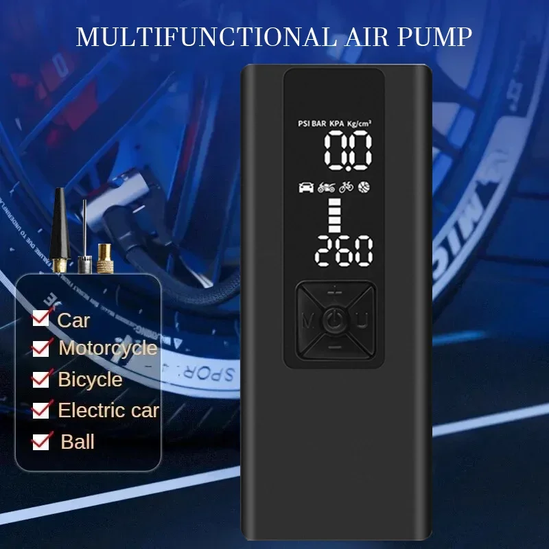 ضاغط هواء محمول مضخة هواء للسيارة مرتبة هوائية قارب سيارة السيارات حاقن الهواء مضخة لسيارة التخييم موبايل إمدادات الطاقة نافخة