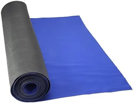 Corredor de protección de suelo de neopreno azul, suministros móviles de grado Industrial, 27 pulgadas X 20 pies