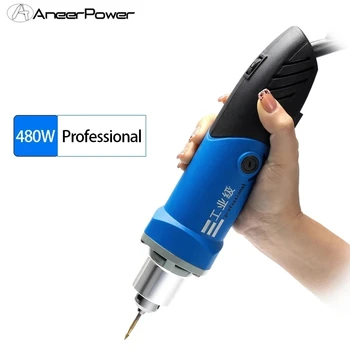 480วัตต์มินิไฟฟ้าเจาะ Variable Speed Dremel แกะสลักเครื่องขัดไม้แกะสลักโรตารี่เครื่องมือตัด Rasp แฟ้มฯลฯ