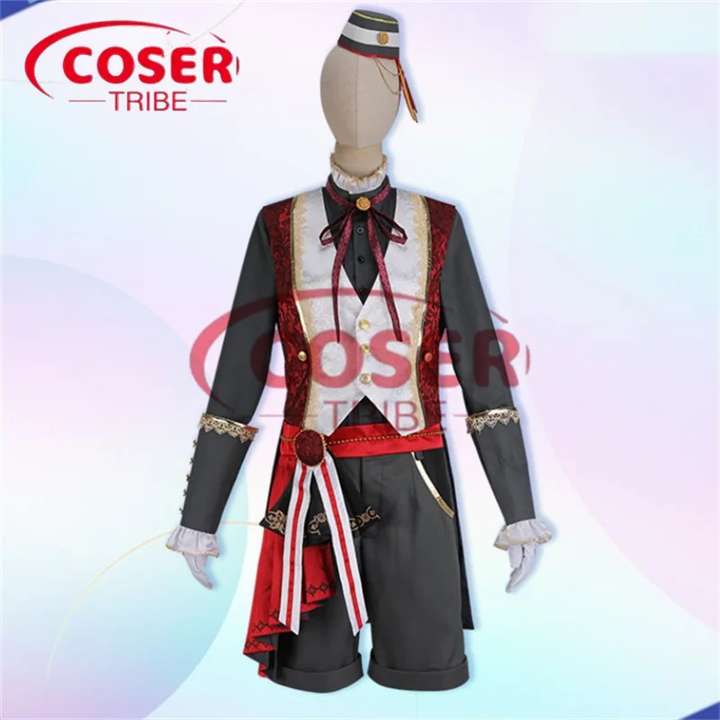 COSER TRIBE  Anime Game Ensemble Star Kagehira Mika suit Halloween Carnival Role Play Costume Complete Set