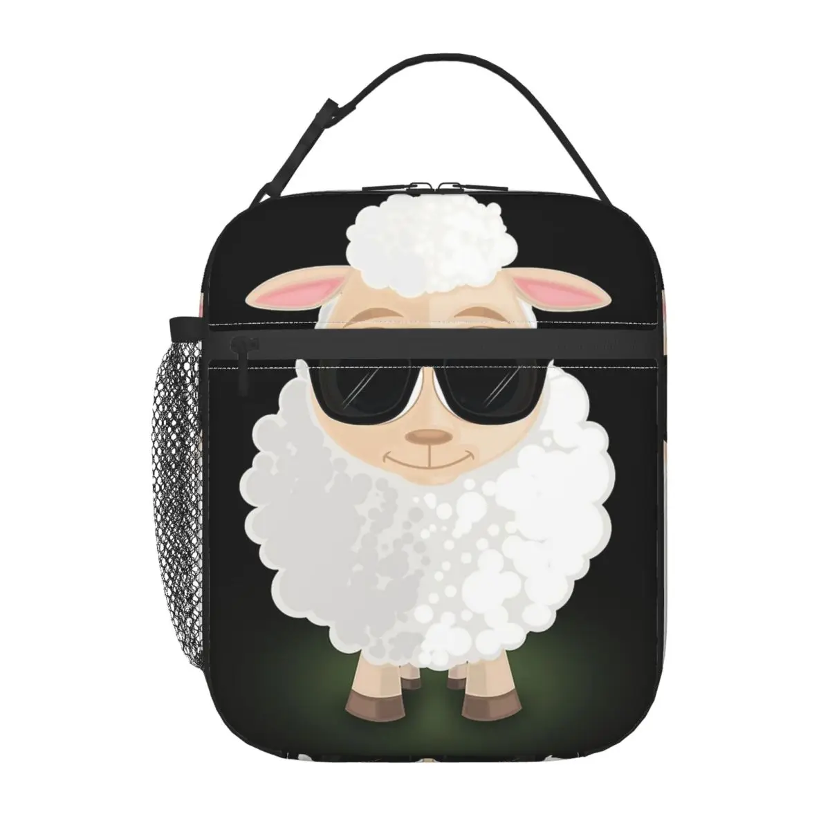 Cool Sheep Insulated Lunch Bag for Women Children Portable Food Boxes Thermal Lunch Box Tote