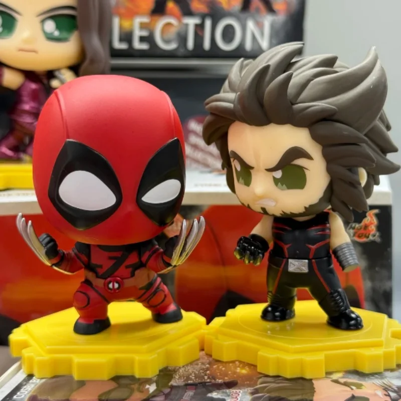 

Hot Toys Deadpool Wolverine Blind Box Mini Figures Series 2 Collectible Figurines Ornaments Holiday Gifts Toys Merchandise