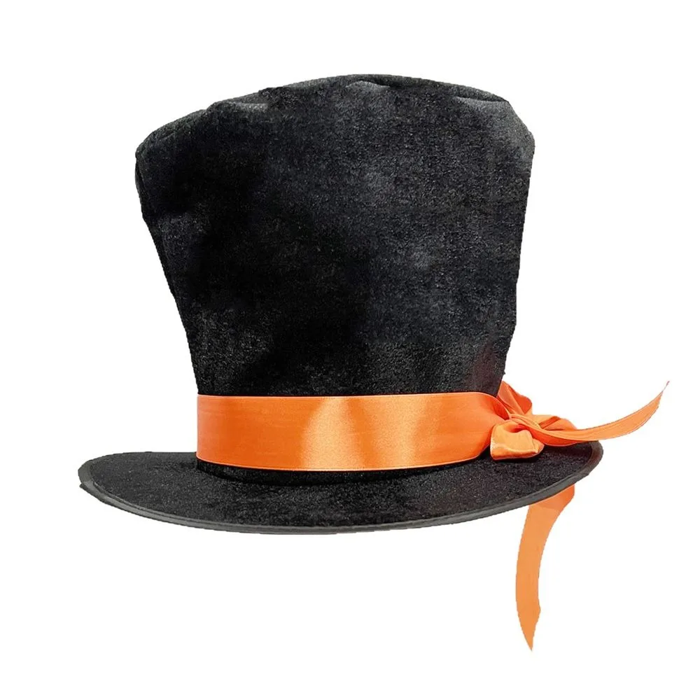Role Playing Oversized Festival Party Hats Vintage Headwear Lincoln Tall Hats Gentleman Costume Additions Jazz Hats Magician